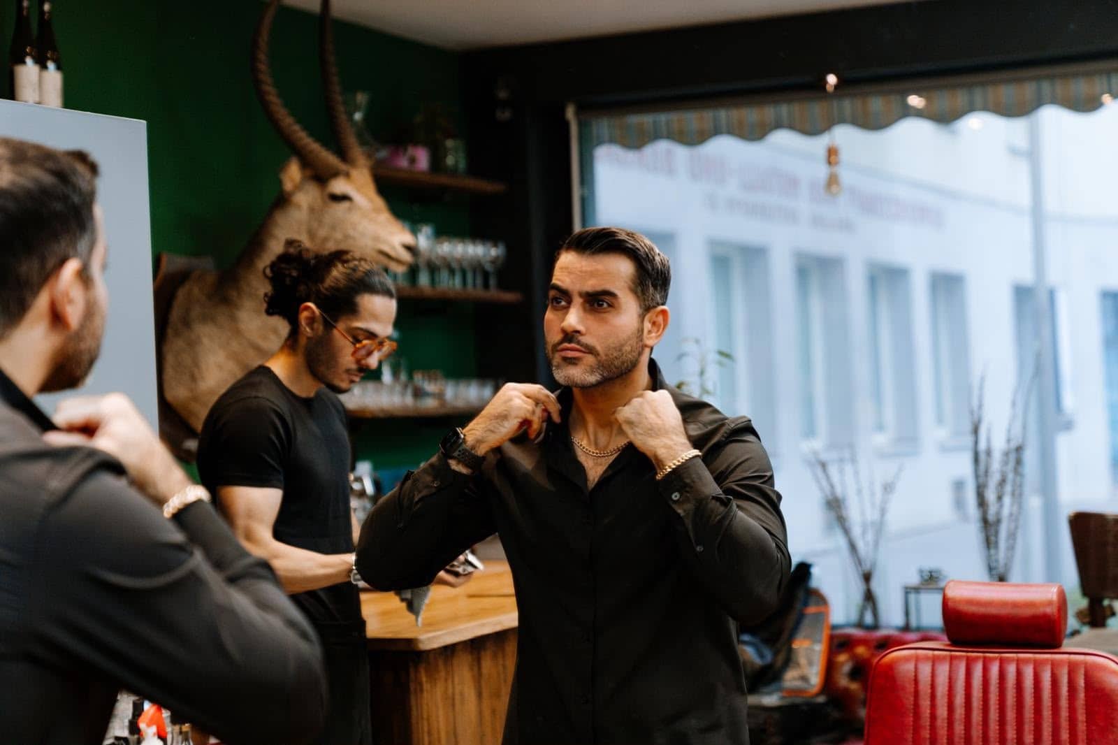 Shouka and Friends Barbershop in Wien: Der Blick, der z&auml;hlt